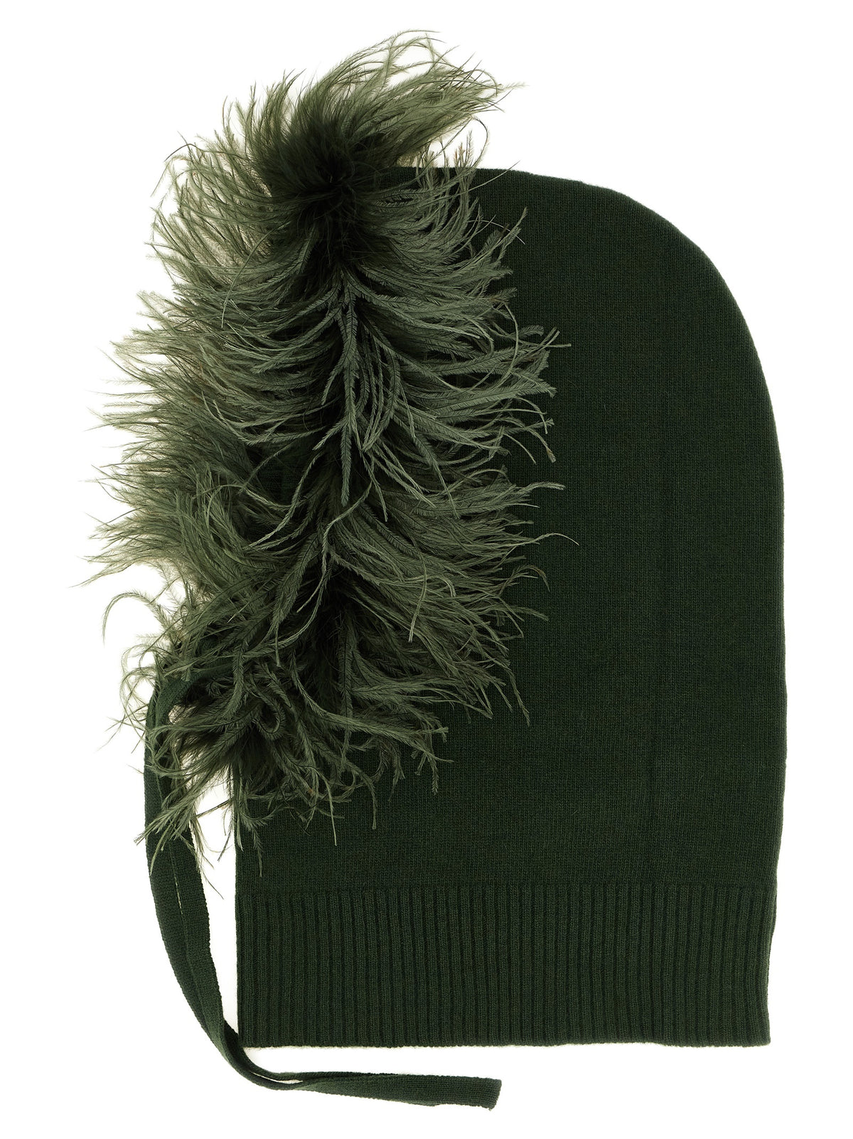 P.A.R.O.S.H. P.A.R.O.S.H. Women Balaclava With Feathers