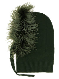 P.A.R.O.S.H. P.A.R.O.S.H. Women Balaclava With Feathers