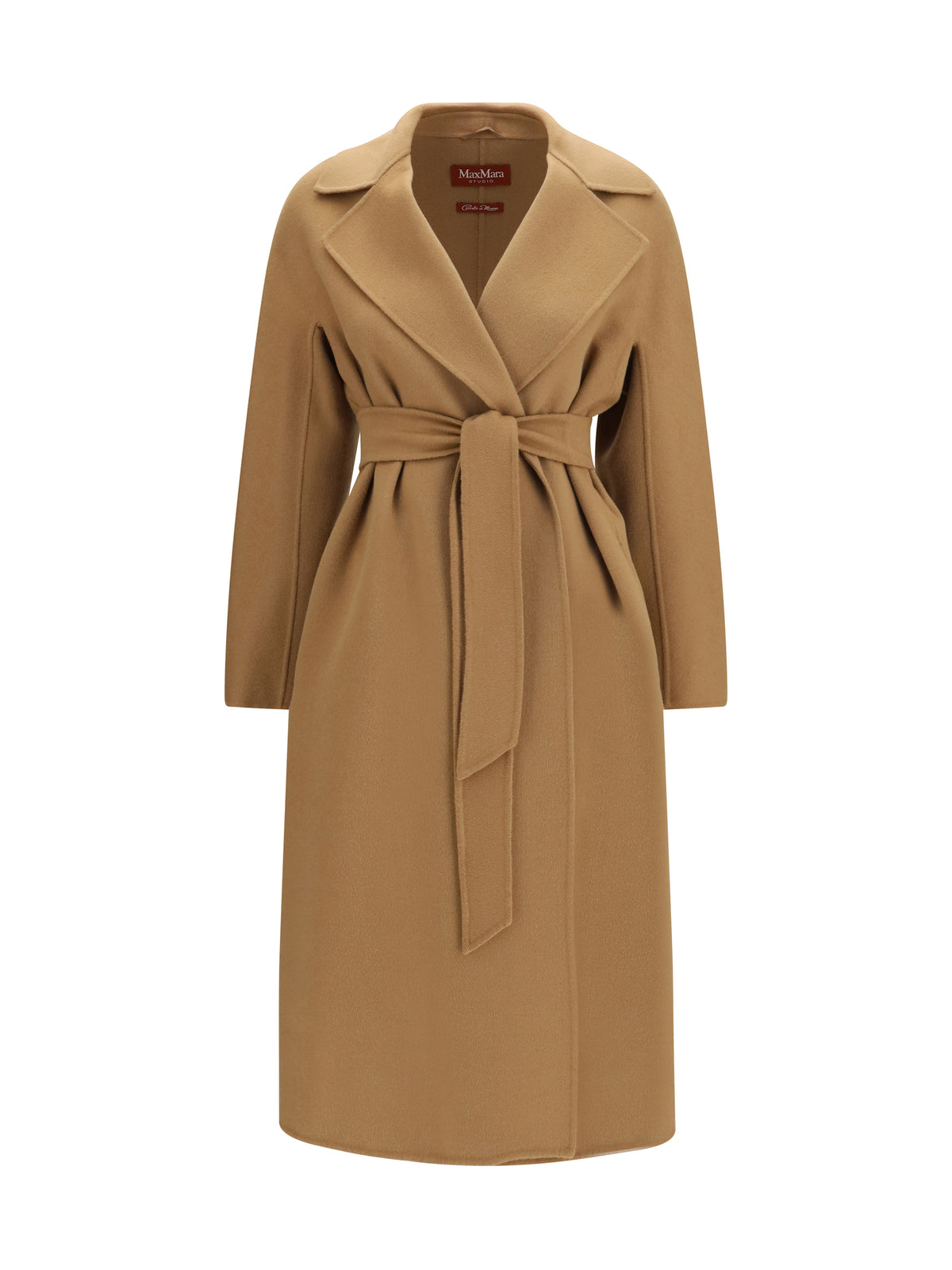 MAX MARA STUDIO Max Mara Studio Women Long Robe Coat In Wool, Cashmere And Silk