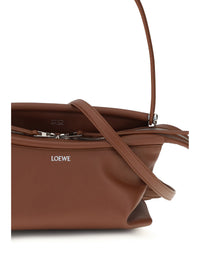 Loewe Women Whisker Glazed Calfskin Shoulder Bag