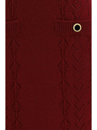 ALESSANDRA RICH Alessandra Rich Women Merino Wool Midi Skirt