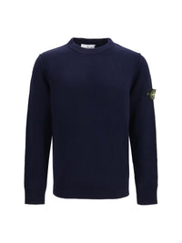 STONE ISLAND Stone Island Men Sweater Crewneck With Logo Patch On The Sleeve