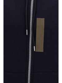 SACAI Sacai Men Cotton Blend And Twill Hoodie