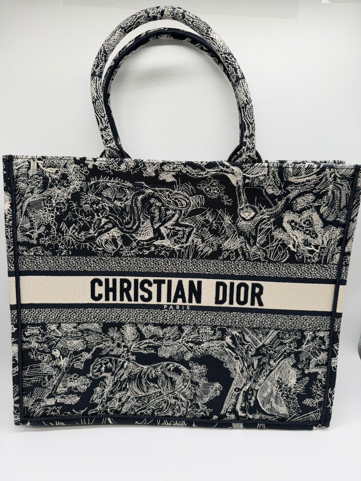 DIOR BOOK TOTE LARGE - BLUE