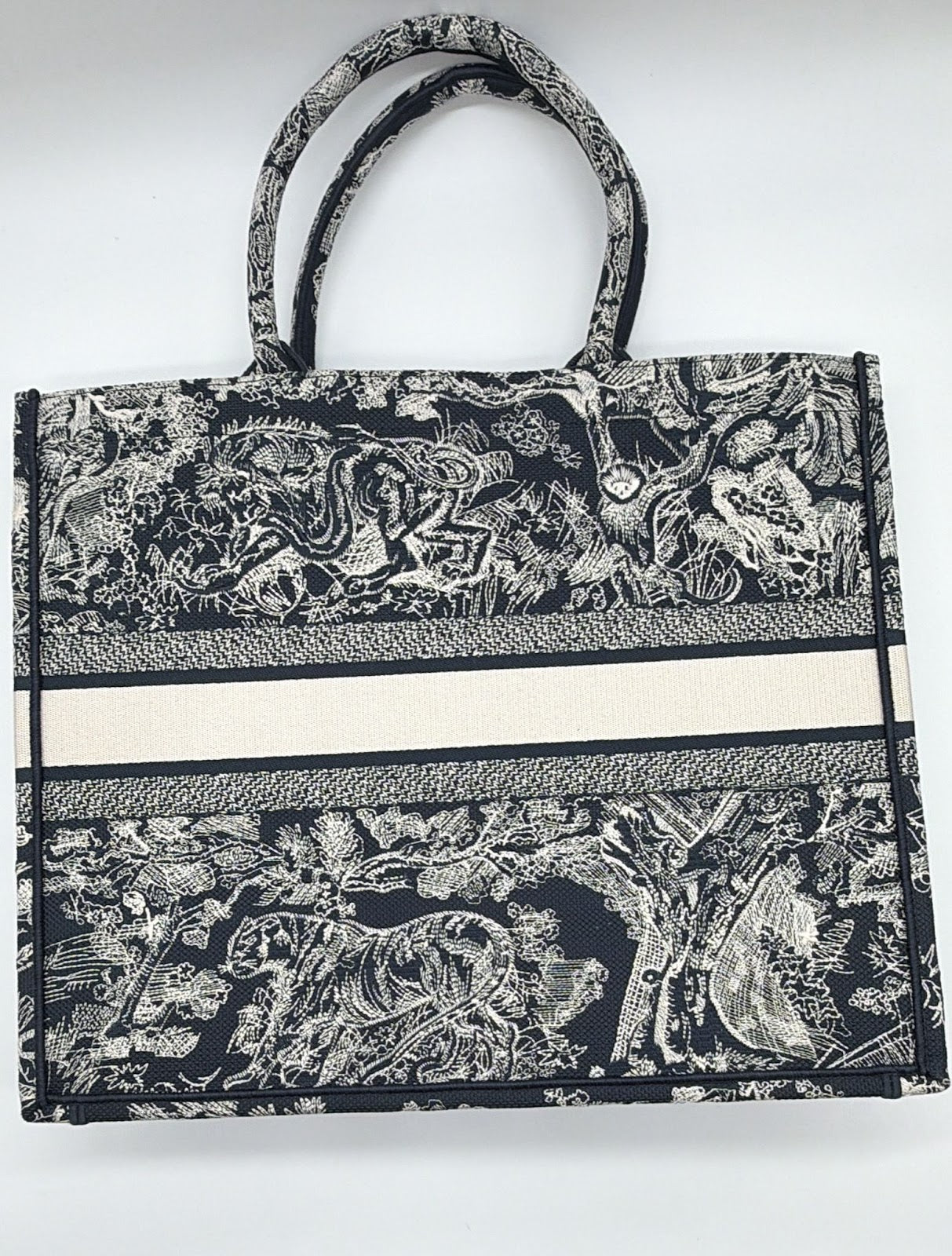 DIOR BOOK TOTE LARGE - BLUE