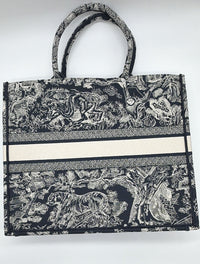 DIOR BOOK TOTE LARGE - BLUE