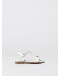 Dolce & Gabbana Girls Flat Buckle Sandals Kids Milk Shoes