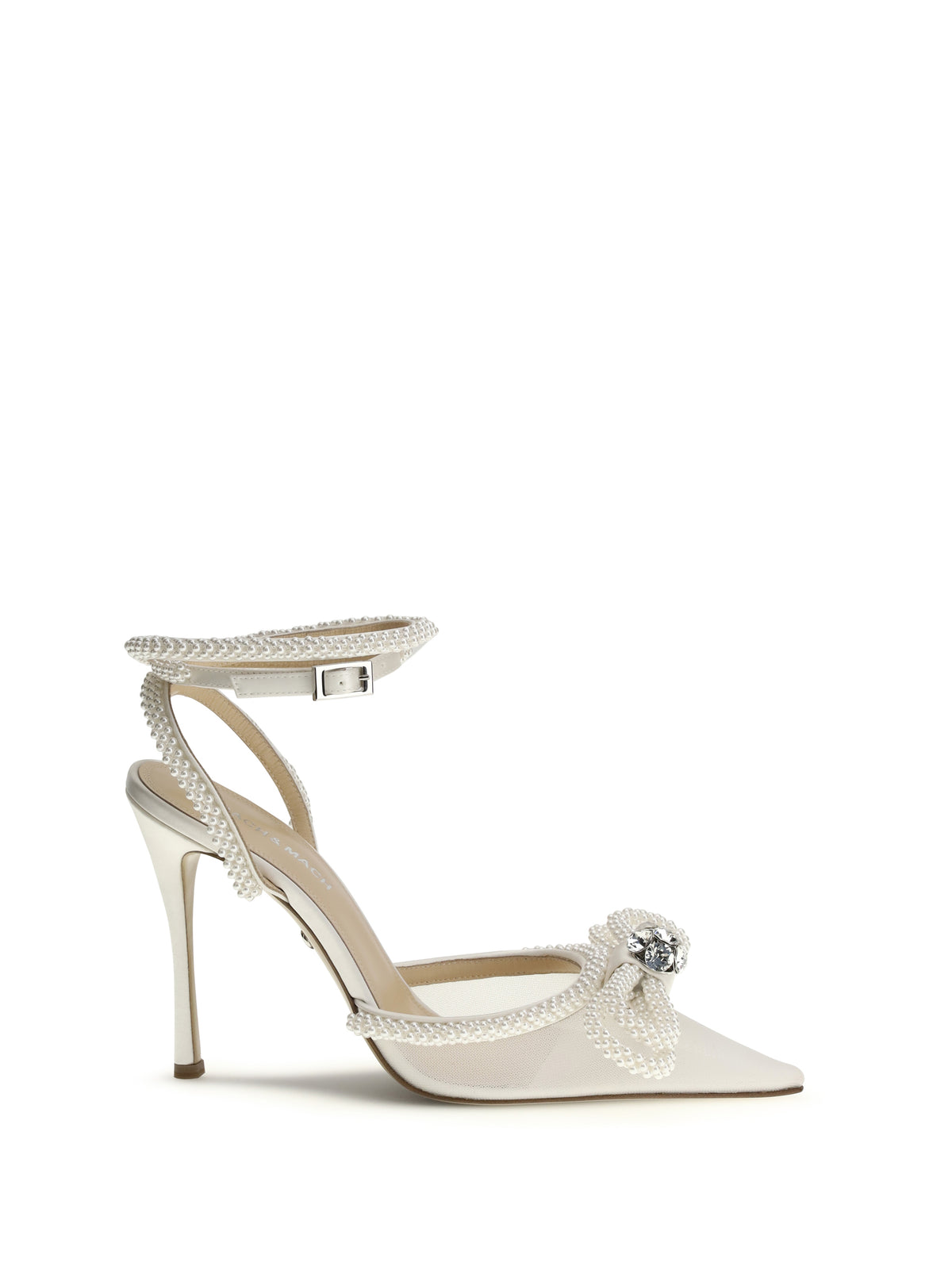 Mach & Mach Women Double Bow Satin Pumps