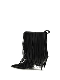 BALENCIAGA Balenciaga Women Avenue Fringe Ankle Boots