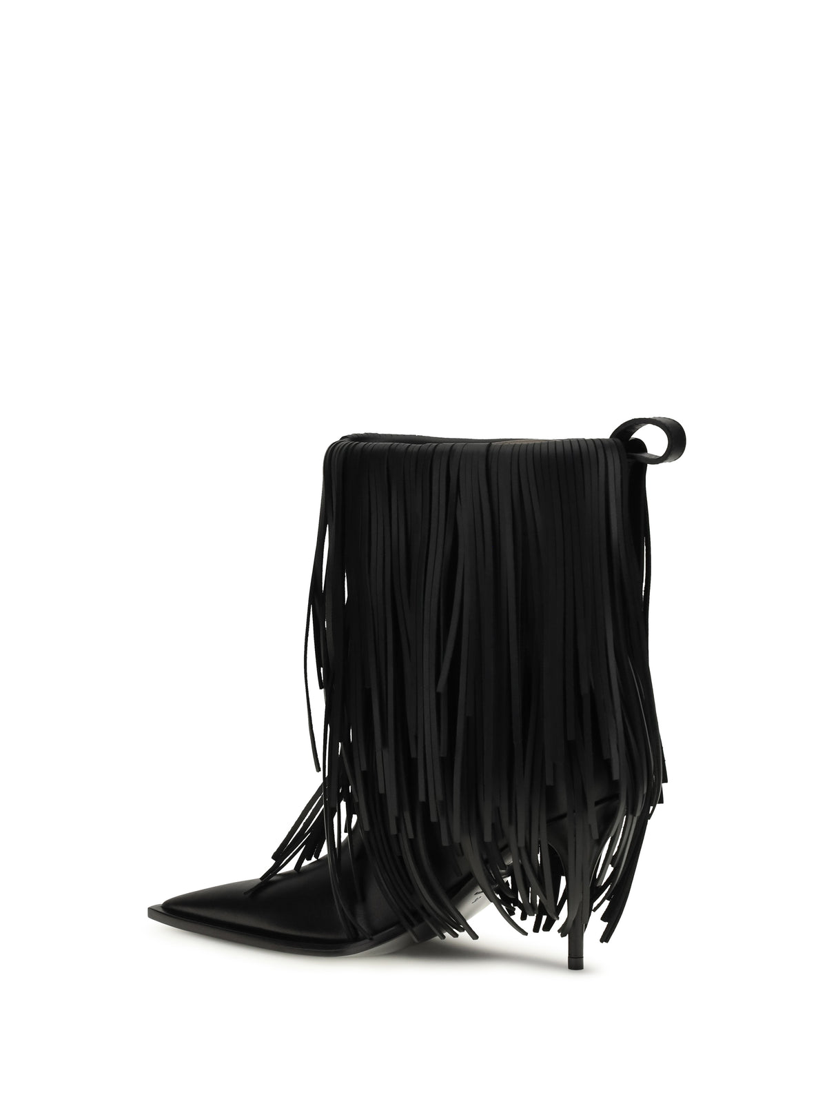 BALENCIAGA Balenciaga Women Avenue Fringe Ankle Boots