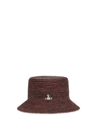 VIVIENNE WESTWOOD Vivienne Westwood Women Orb Raffia Bucket Hat