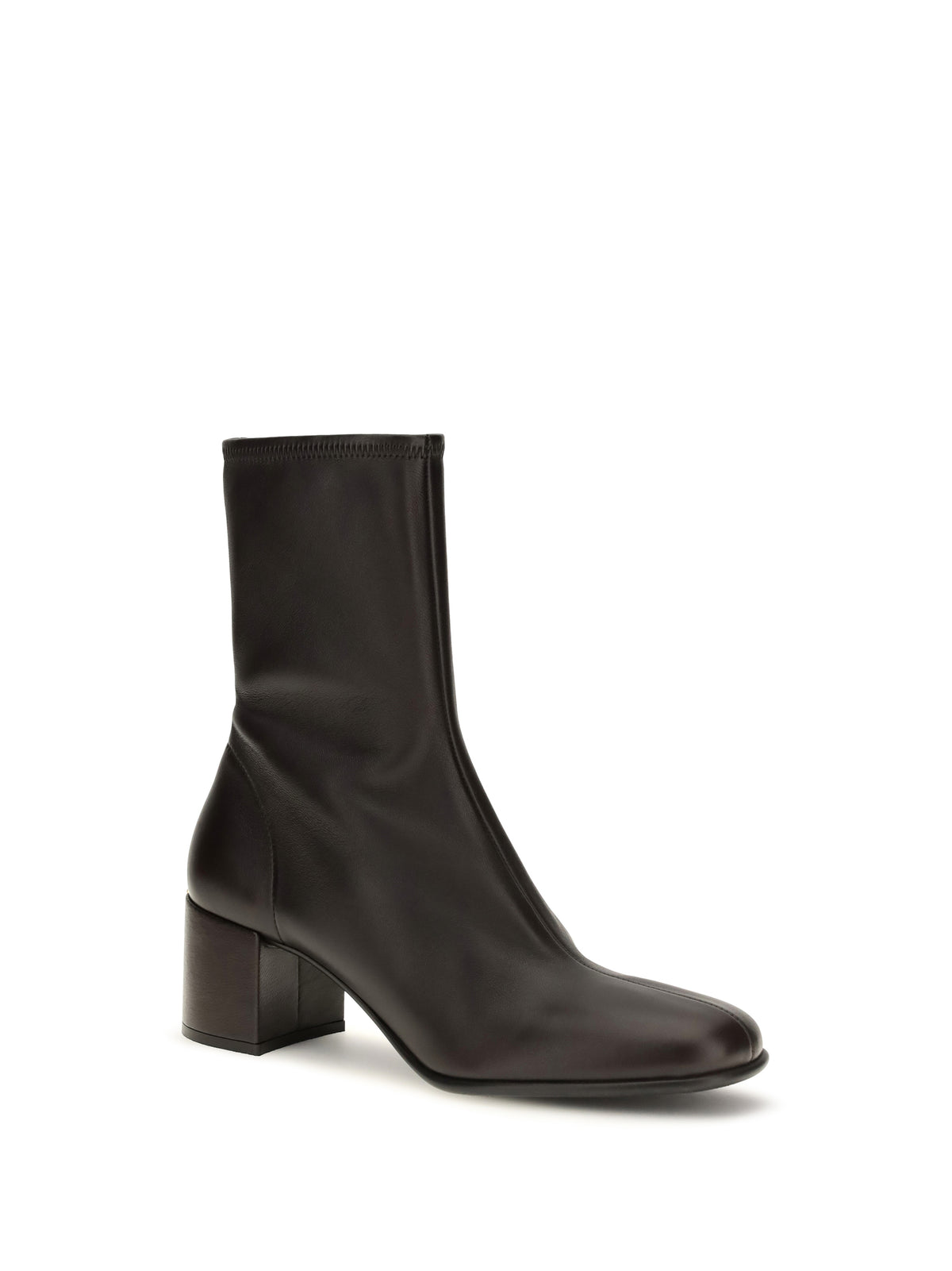 Prada Women Stretch Nappa Leather Ankle Boots