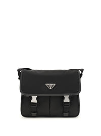 Prada Men Re-Nylon And Saffiano Shoulder Bag