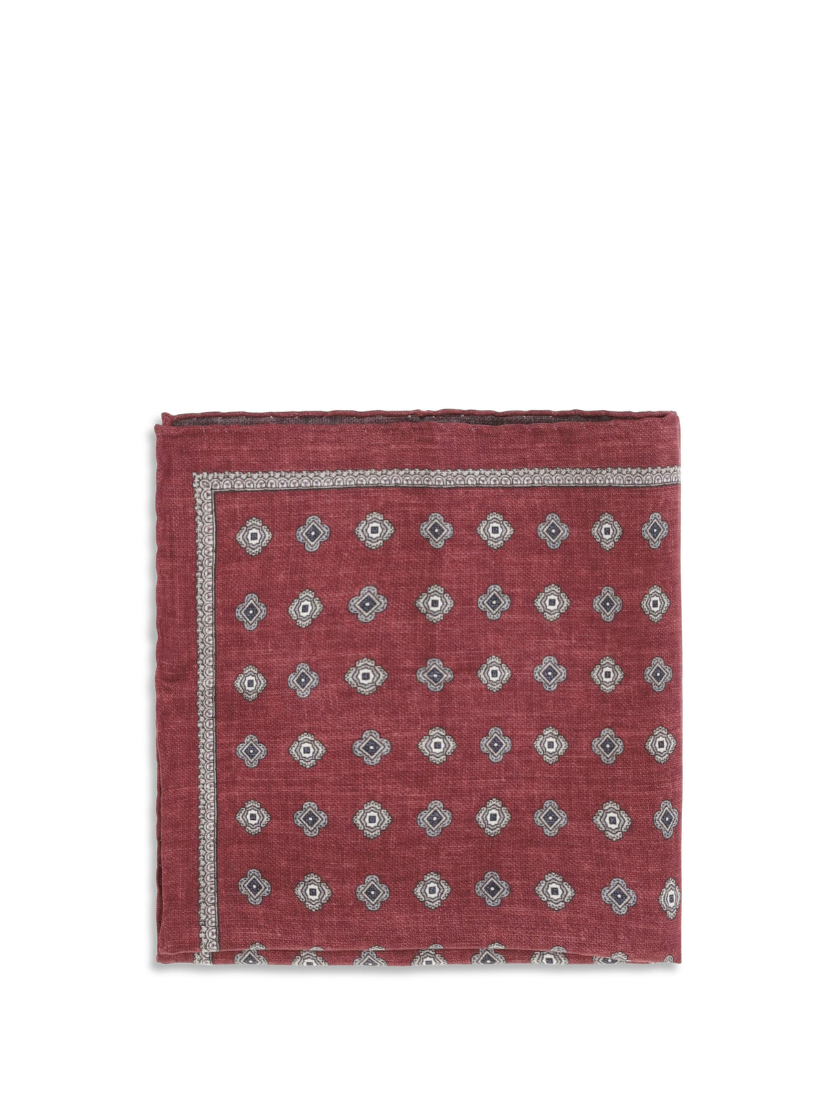BRUNELLO CUCINELLI Brunello Cucinelli Men Jacquard Silk Pocket Square