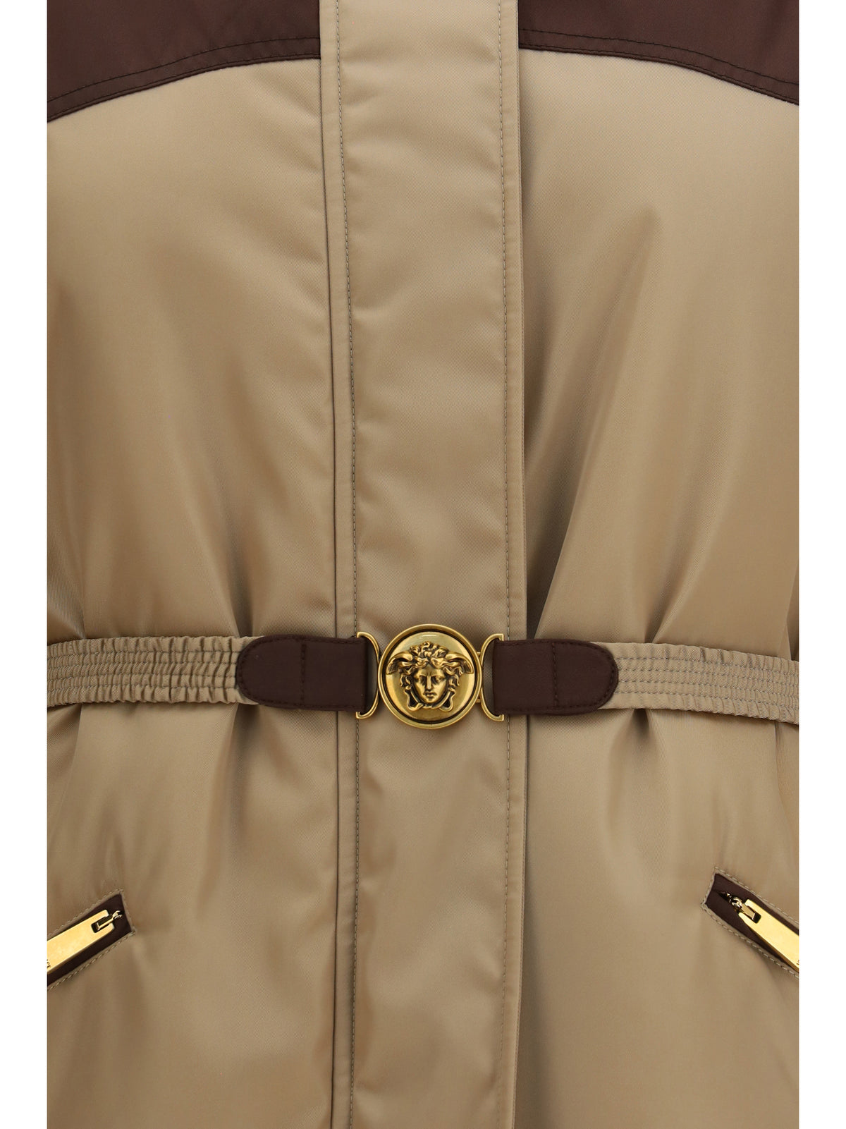 Versace Women Responsible Jacket In Nylon Twill