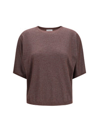 BRUNELLO CUCINELLI Brunello Cucinelli Women Short-Sleeve Cashmere And Silk Sweater