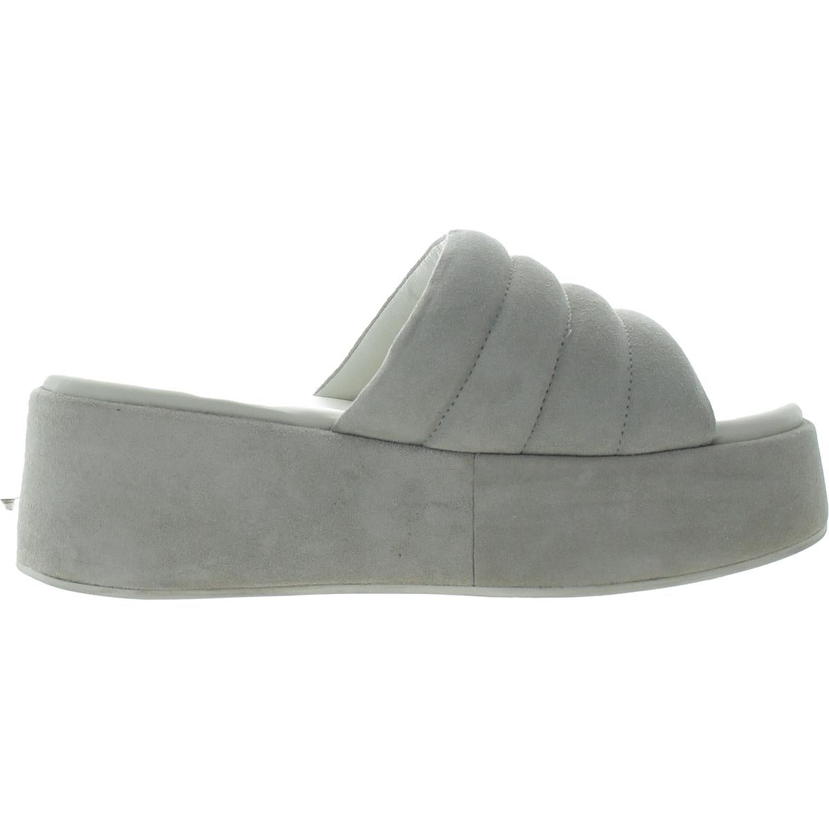 Womens Solid Platform Sandals