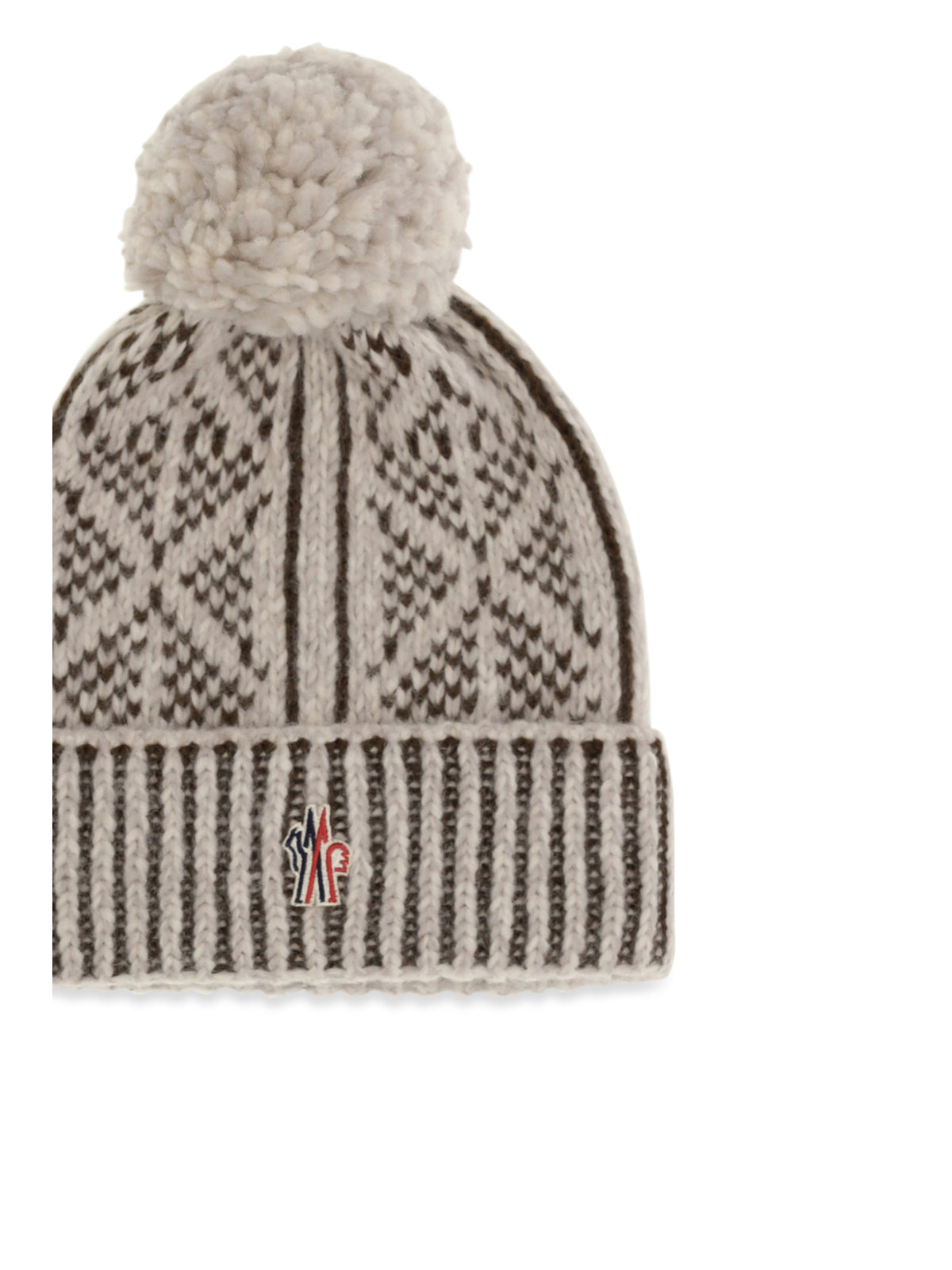 Moncler Grenoble Men Alpaca, Wool And Nylon Blend Beanie With Pom-Pom