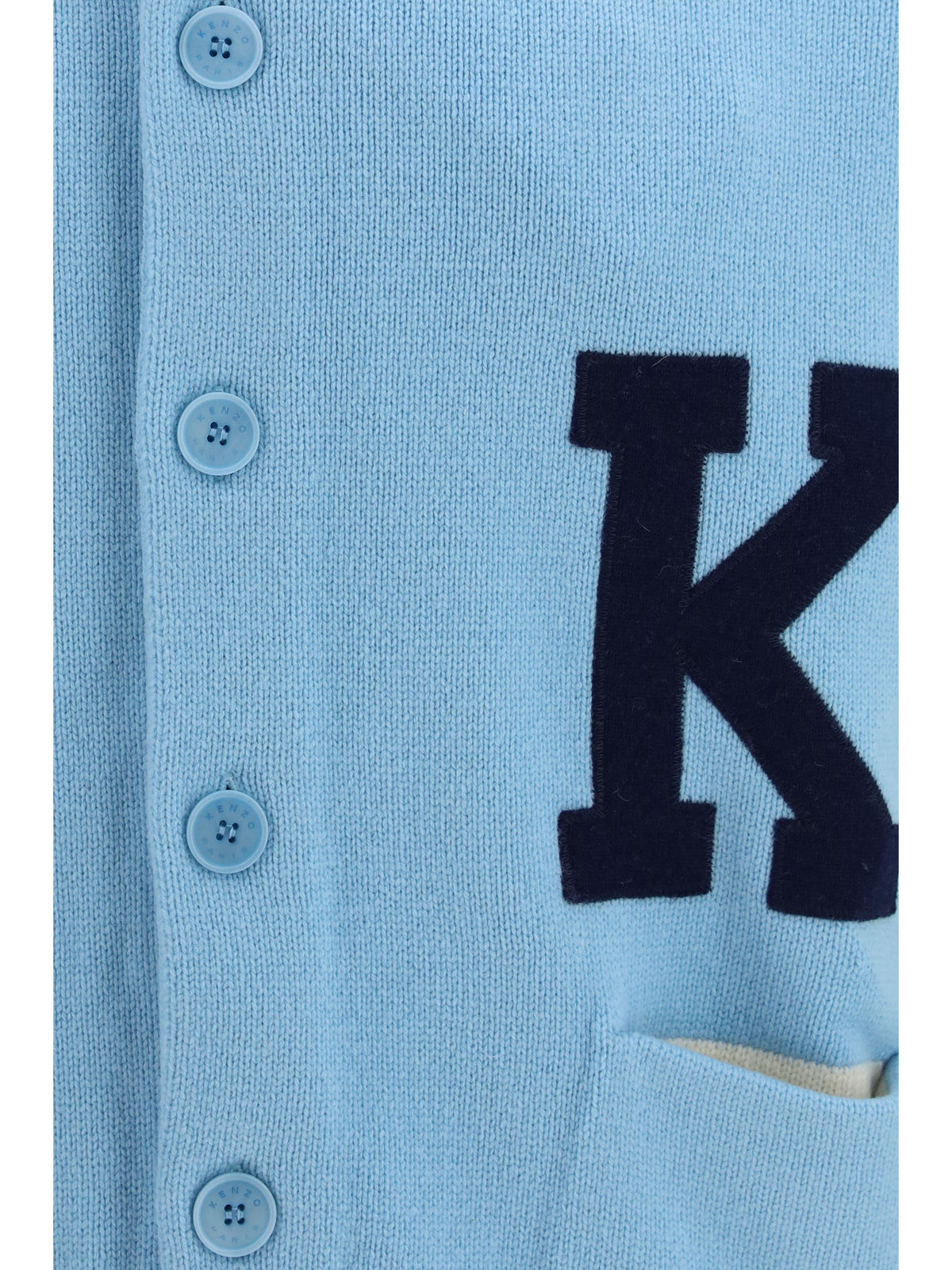 KENZO Kenzo Men Kenzo Varsity Wool Cardigan