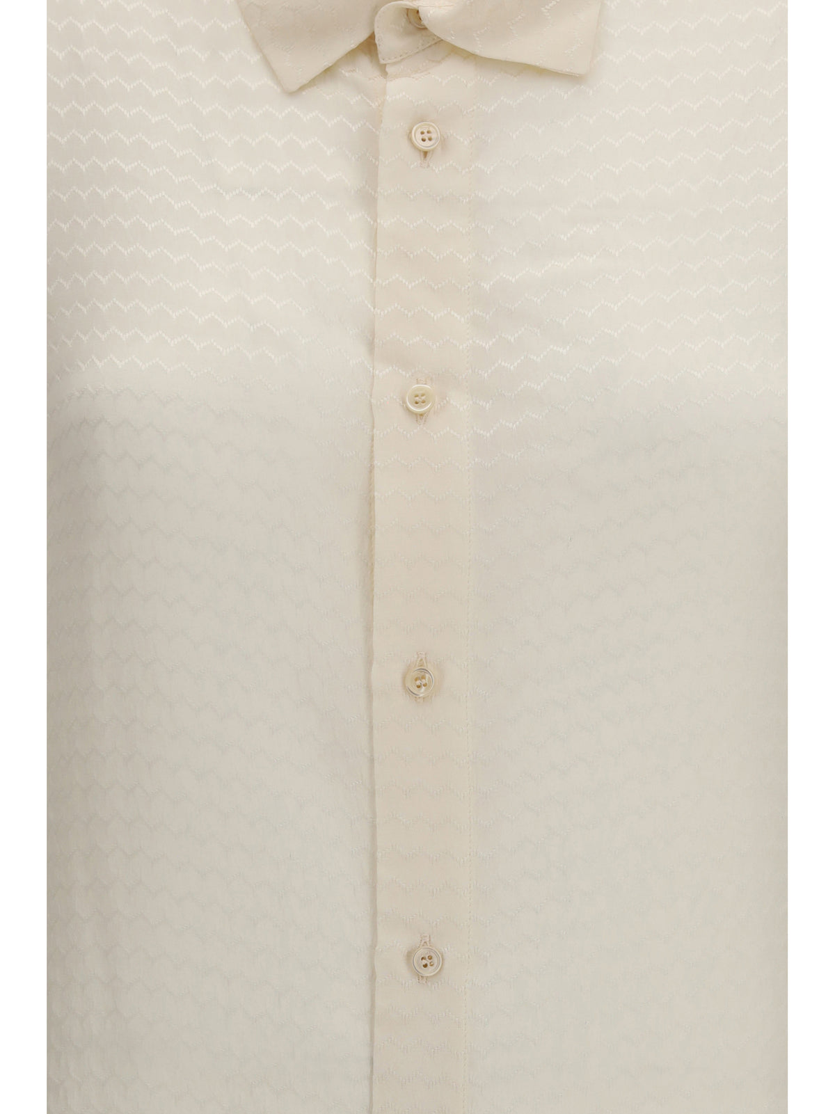 Fendi Women Jacquard Silk Shirt