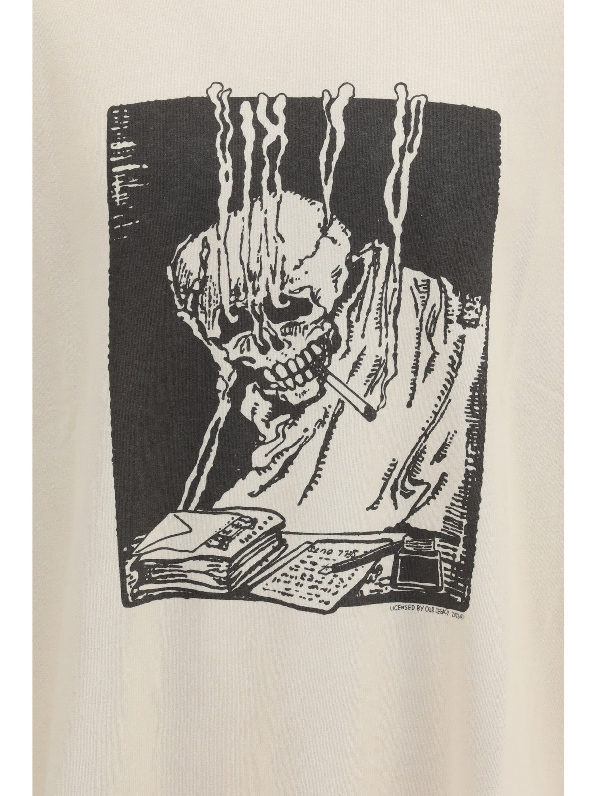 OUR LEGACY Our Legacy Men Angry Fan Mail Oversized Graphic Sweatshirt
