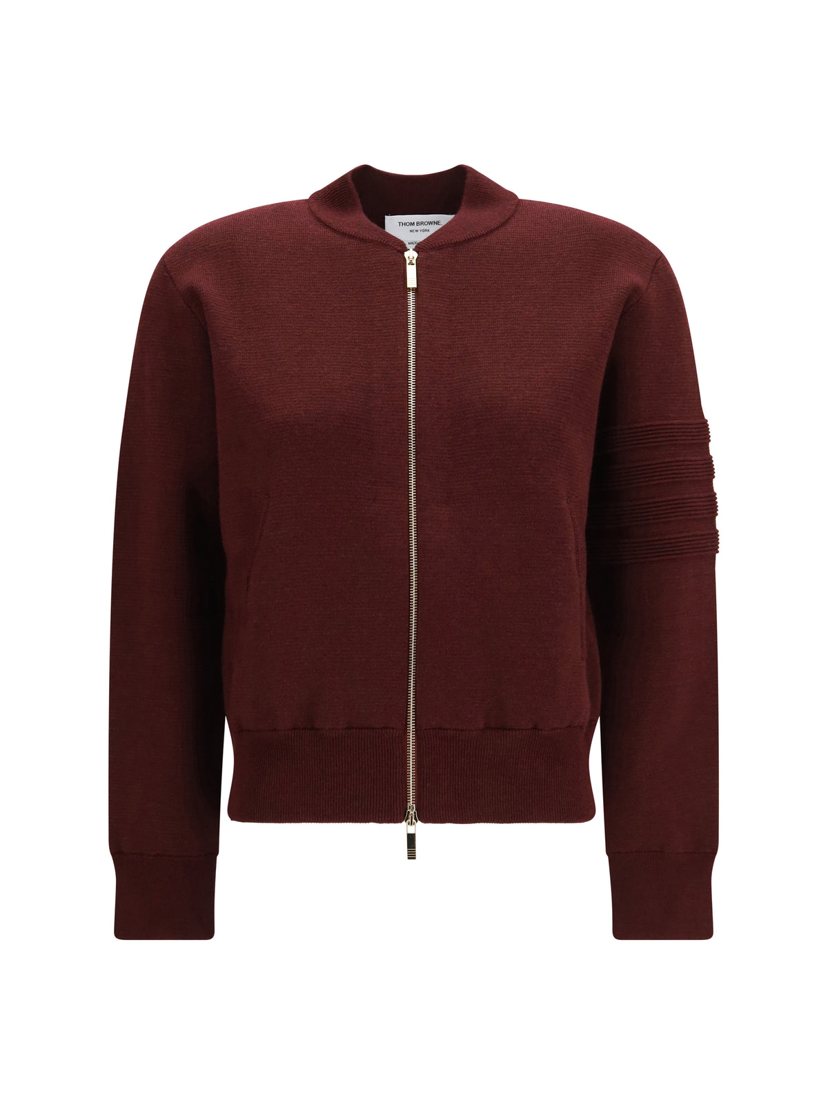 Thom Browne Women Ottoman Milano Stitch 4-Bar Bomber Jacket