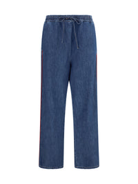 Valentino Women Lightweight Wide-Leg Denim Pants