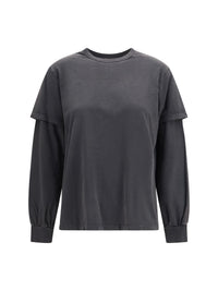 GANNI Ganni Women Future Heavy Jersey Long-Sleeve T-Shirt
