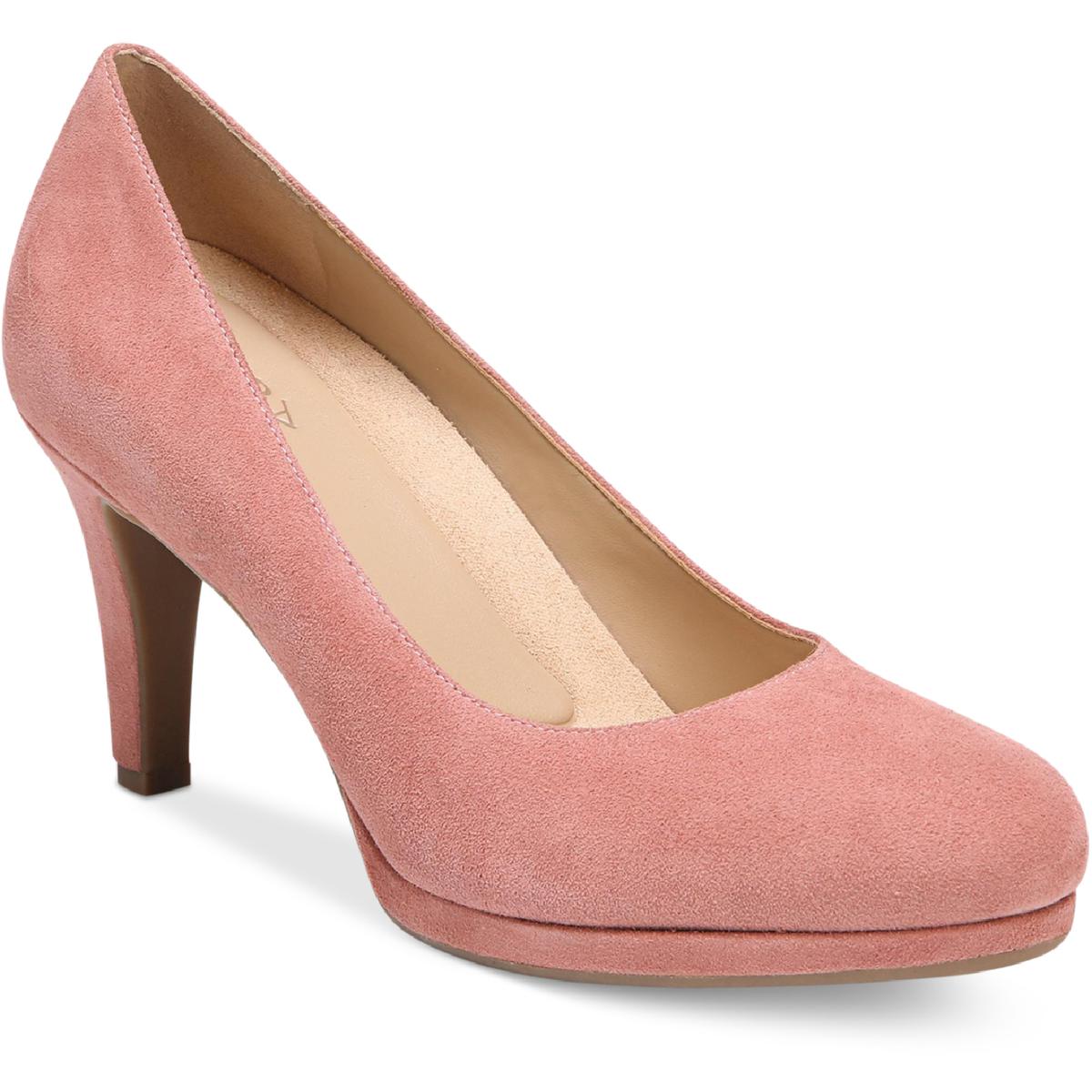 Michelle Womens Padded Insole Round Toe Pumps