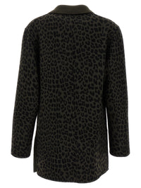 P.A.R.O.S.H. Women Animal Print Double-Breasted Blazer