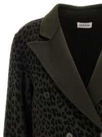P.A.R.O.S.H. Women Animal Print Double-Breasted Blazer