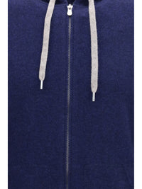Brunello Cucinelli Men Cashmere Zip Up Hoodie