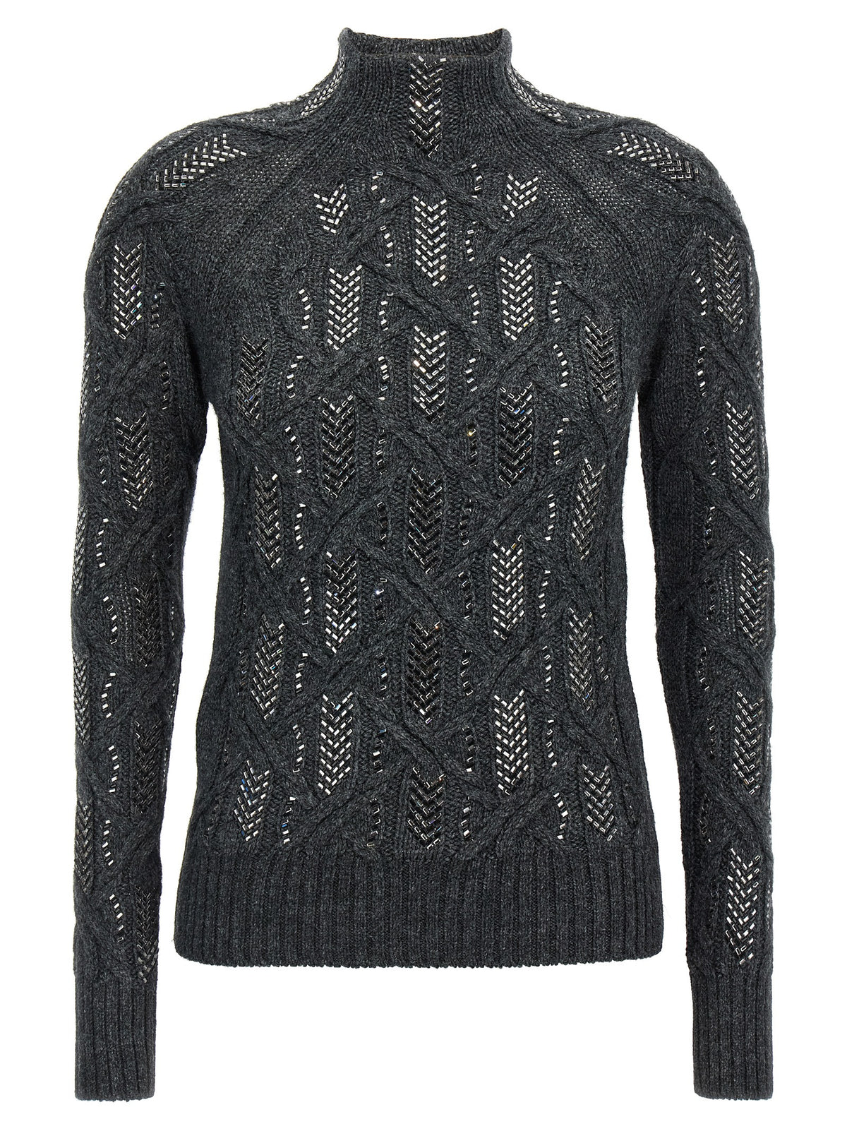 ERMANNO SCERVINO Ermanno Scervino Women Crystal Braid Sweater