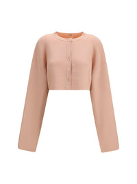 TOTEME Toteme Women Cropped Crewneck Cardigan With Button Fastening