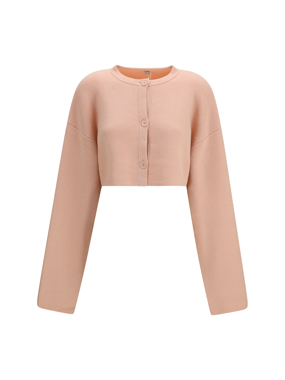 TOTEME Toteme Women Cropped Crewneck Cardigan With Button Fastening