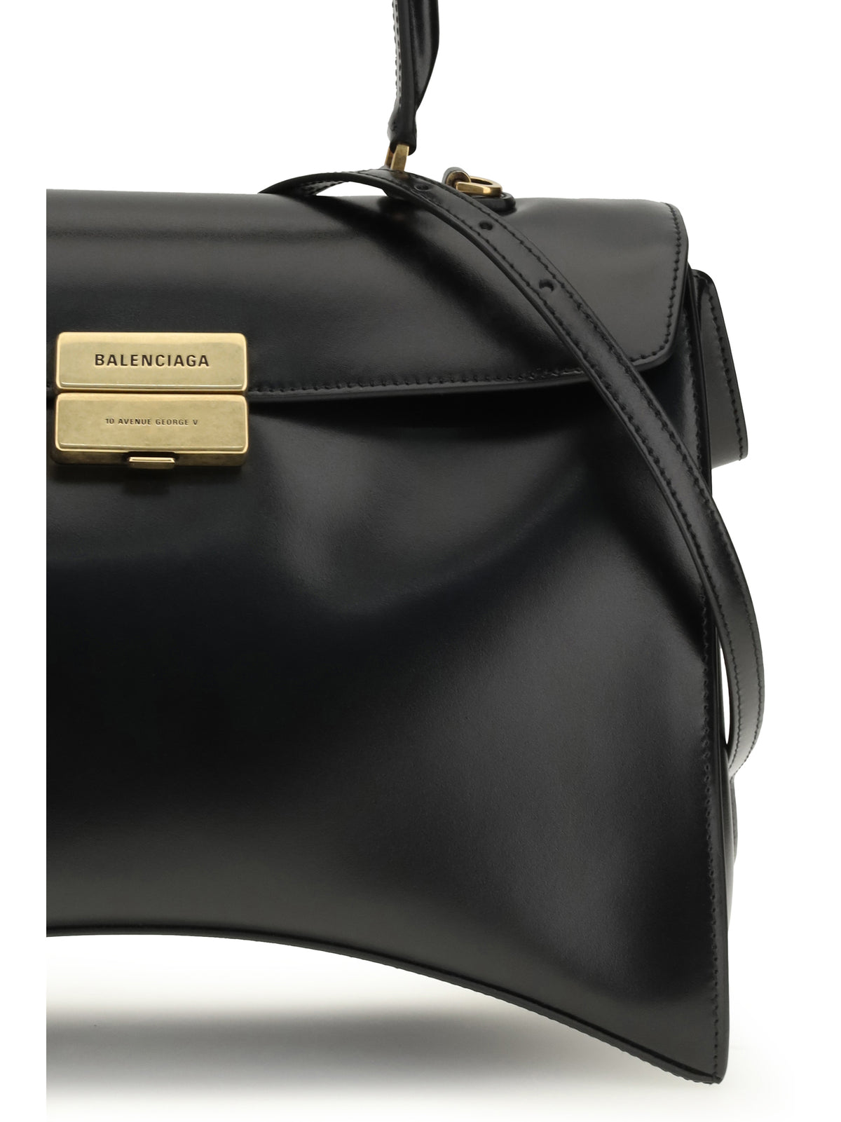 Balenciaga Women Medium Hourglass Avenue Top Handle Bag