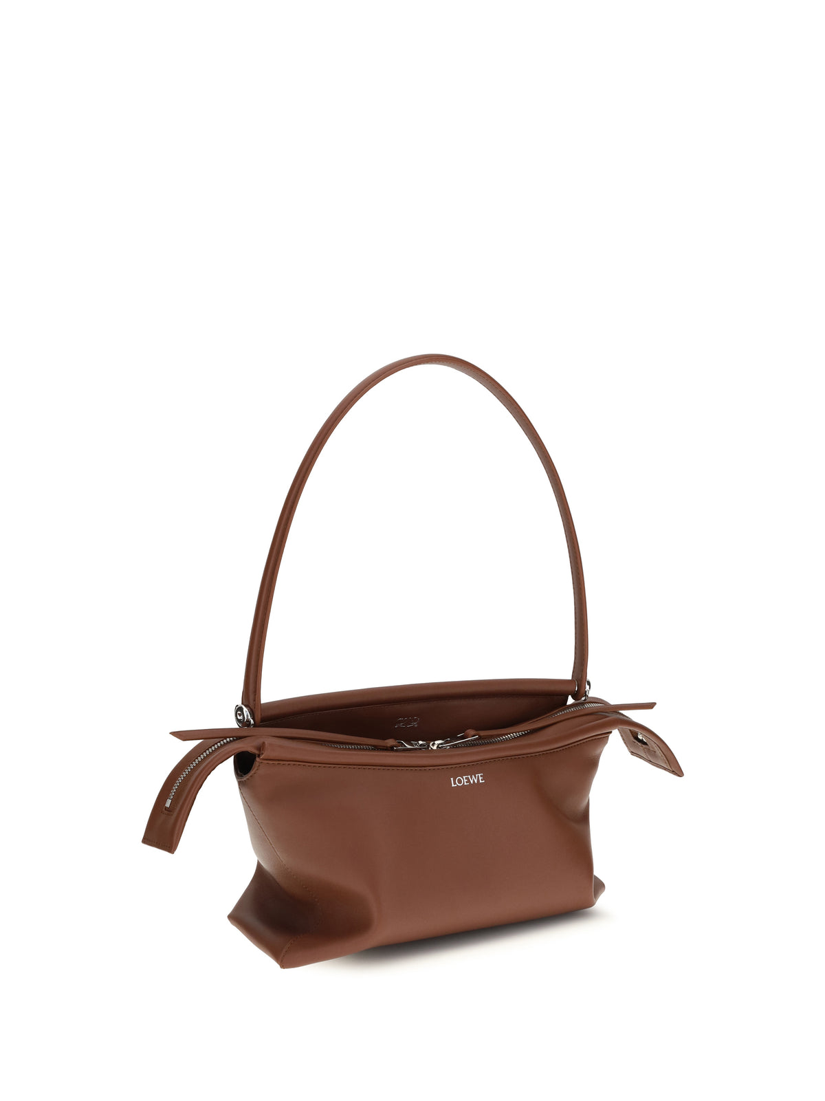 Loewe Women Whisker Glazed Calfskin Shoulder Bag