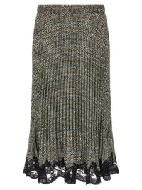 Ermanno Scervino Women Pleated Skirt With Lace