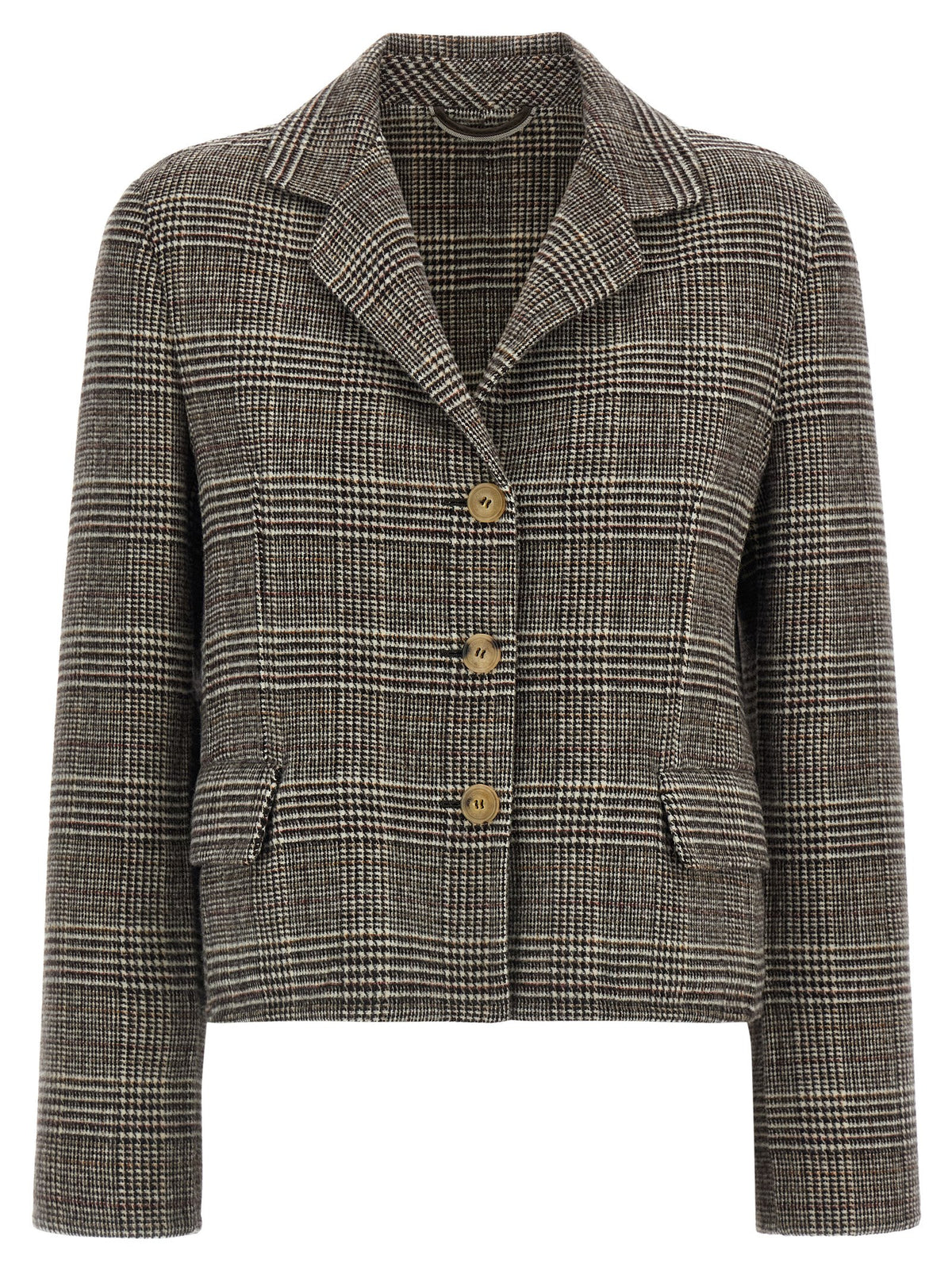 Ermanno Scervino Women Blazer Cropped Check