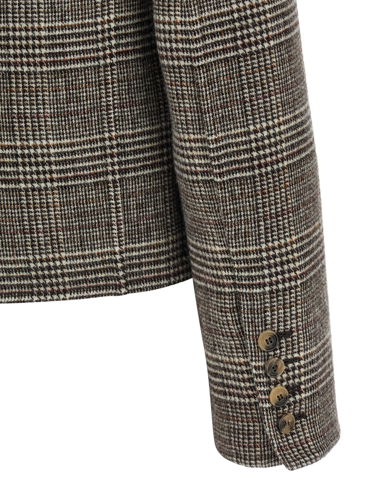 Ermanno Scervino Women Blazer Cropped Check