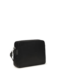 Prada Men Re-Nylon And Leather Shoulder Bag