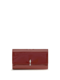 Christian Louboutin Women Bettina Patent Leather Chain Wallet