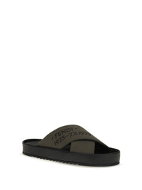 FENDI Fendi Men Double Slide Sandals