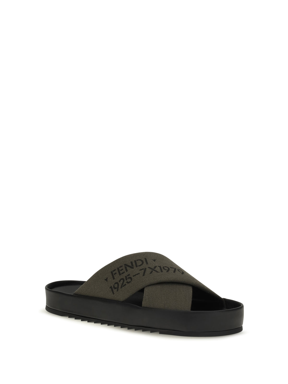 FENDI Fendi Men Double Slide Sandals