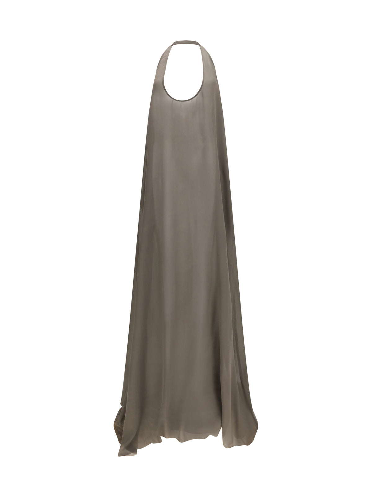 Rick Owens Women Haltar Silk Georgette Dress
