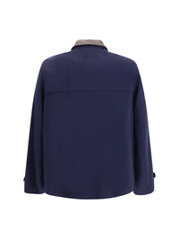 BRUNELLO CUCINELLI Brunello Cucinelli Men Virgin Wool Jacket Withnappa Inserts