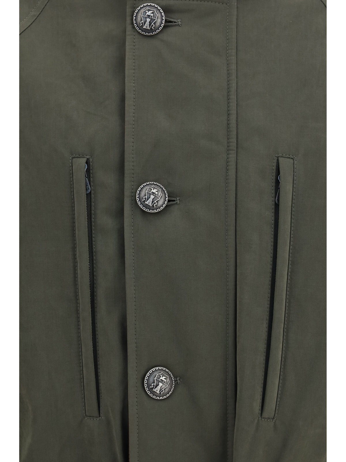 Brunello Cucinelli Men Belted Waterproof Jacket
