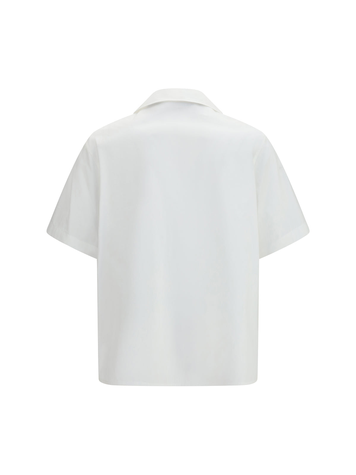 VALENTINO Valentino Men Cotton Poplin Bowling Shirt With Vgold