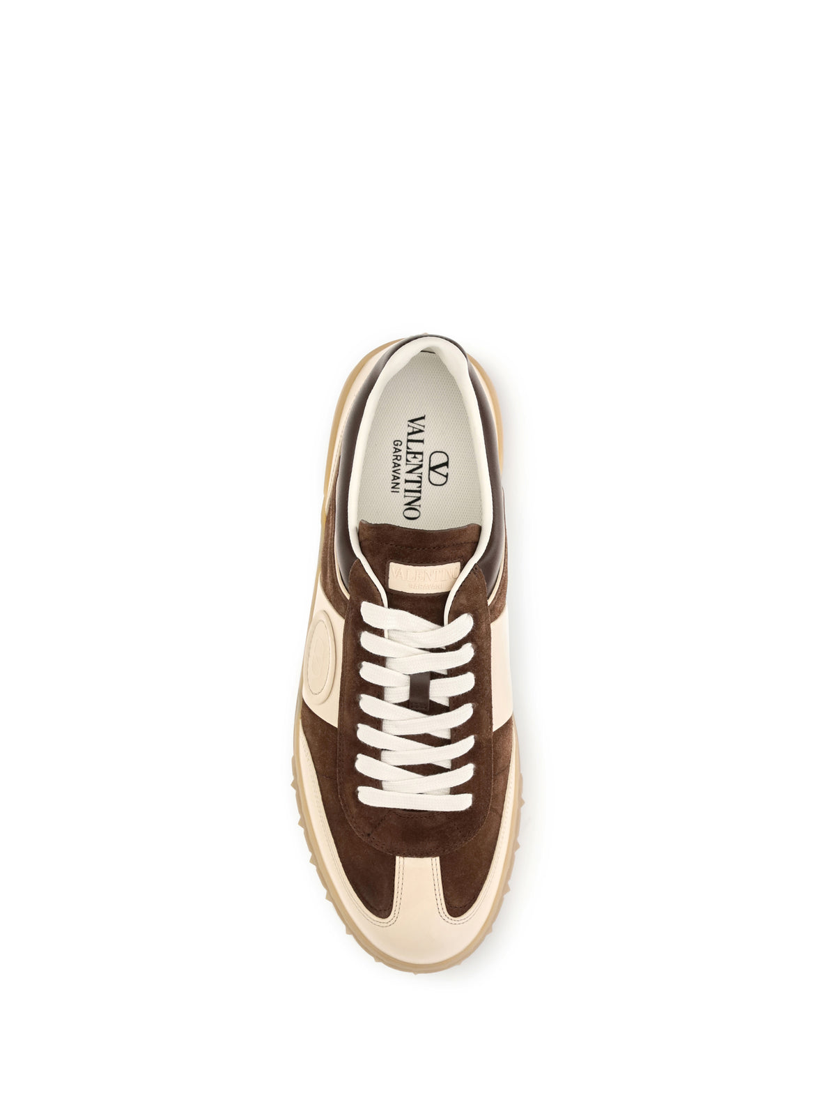 Valentino Garavani Men Upvillage Suede And Nappa Calfskin Sneakers