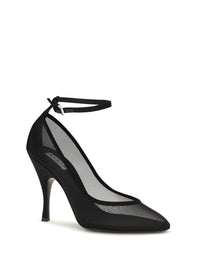 Alaïa Women Nude Mesh Pumps